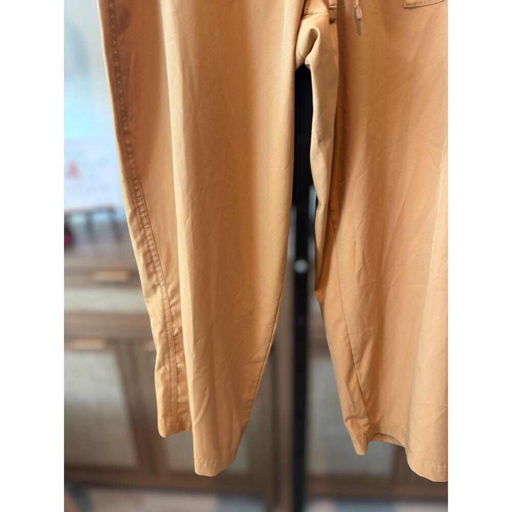 Old Navy Active StretchTech Tapered Elastic Waist Pants Brown Womens Size Large - Picture 7 of 10